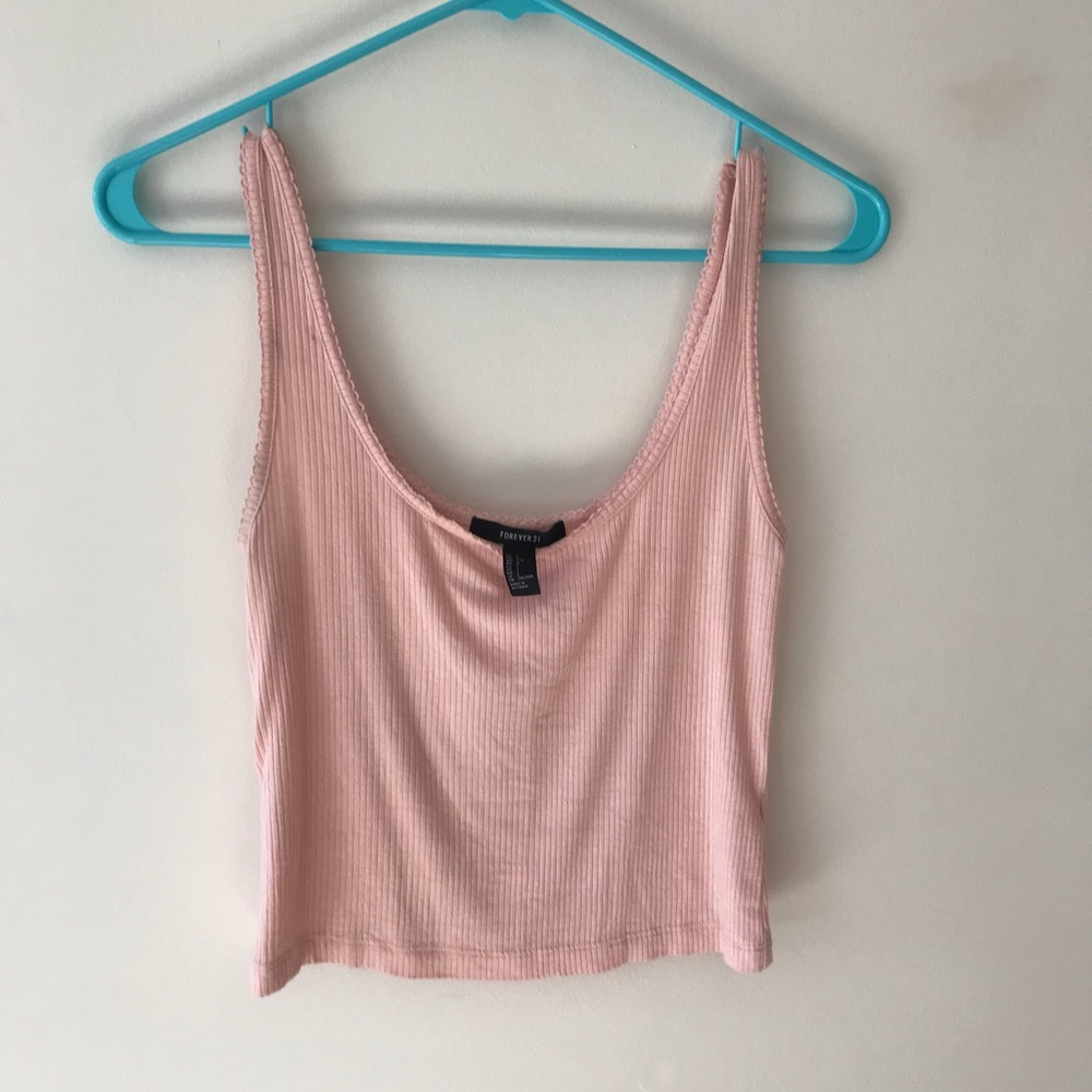 Baby Pink Crop Top